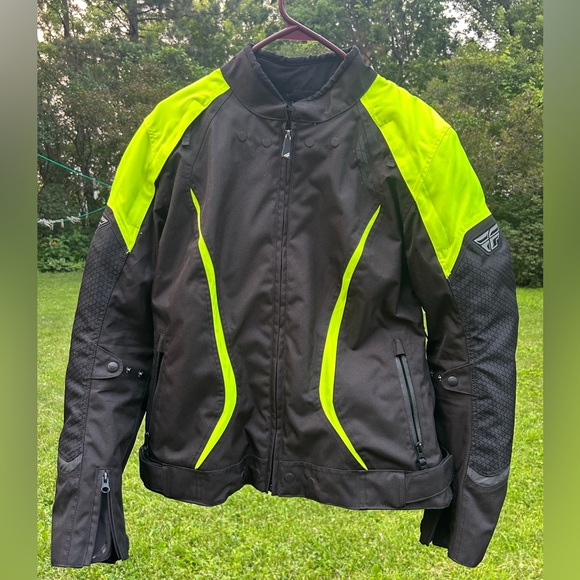 HIGH VISABILITY Motorcycle Jacket Fly Racing Street Women's Jacket - Picture 1 of 16